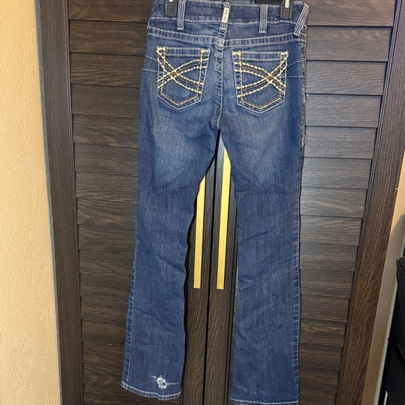 Ariat Women's Dark Blue Boot Cut Jeans - Picture 3 of 5